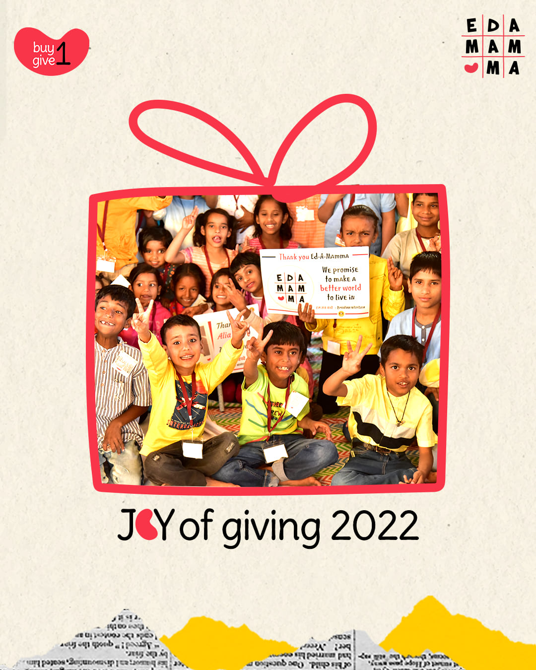 Ed-a-mamma Joy of Giving